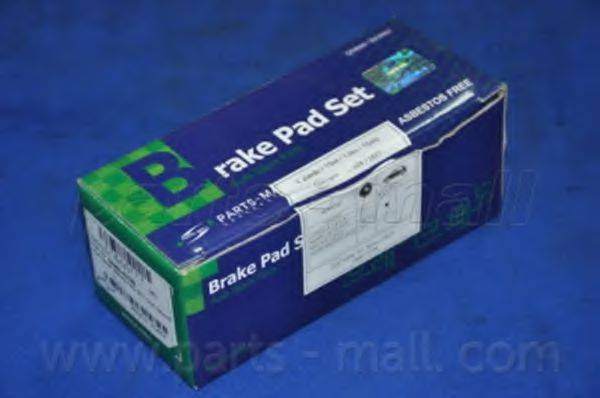 PARTS-MALL PKFE10 Комплект гальмівних колодок, дискове гальмо