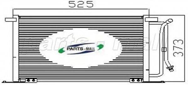 PARTS-MALL PXNC2002 Конденсатор, кондиціонер