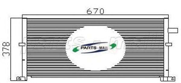PARTS-MALL PXNC2015 Конденсатор, кондиціонер