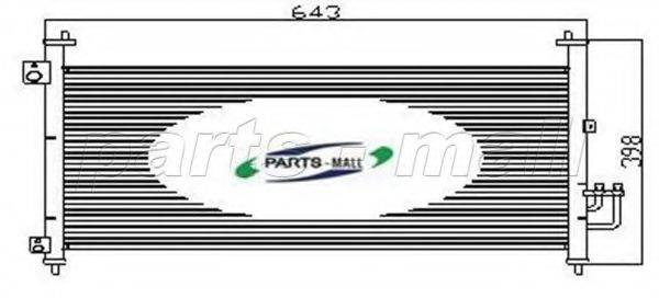 PARTS-MALL PXNCJ008 Конденсатор, кондиціонер