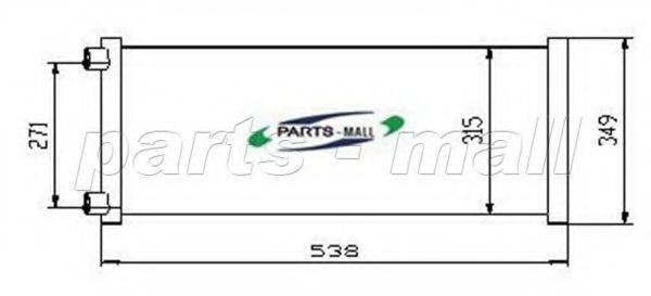 PARTS-MALL PXNCX033G Конденсатор, кондиціонер