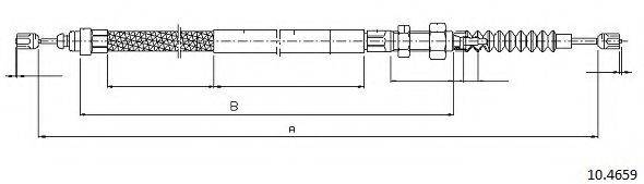 SEIM 103741 Трос, стоянкова гальмівна система