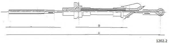 KAGER 192048 Трос, управління зчепленням