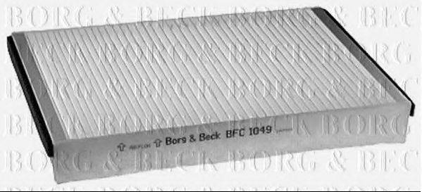 BORG & BECK BFC1049 Фільтр, повітря у внутрішньому просторі