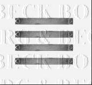 BORG & BECK BBK1480 Комплектуючі, колодки дискового гальма