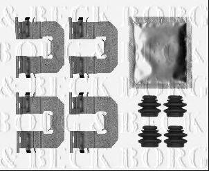 BORG & BECK BBK1488 Комплектуючі, колодки дискового гальма