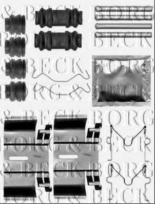 BORG & BECK BBK1516 Комплектуючі, колодки дискового гальма