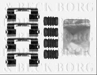 BORG & BECK BBK1579 Комплектуючі, колодки дискового гальма