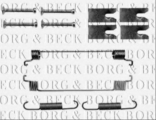 BORG & BECK BBK6151 Комплектуючі, колодки дискового гальма