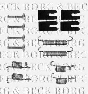 BORG & BECK BBK6188 Комплектуючі, колодки дискового гальма