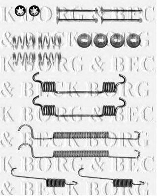 BORG & BECK BBK6194 Комплектуючі, колодки дискового гальма