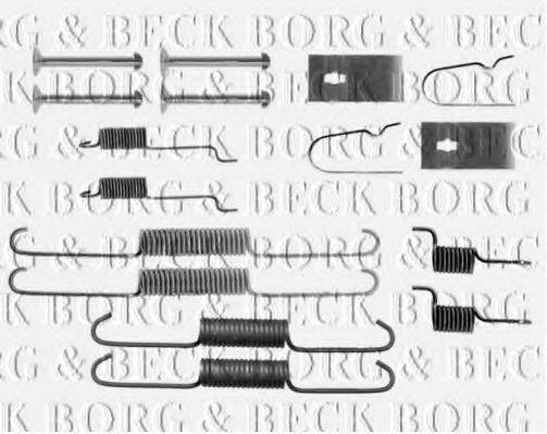 BORG & BECK BBK6220 Комплектуючі, колодки дискового гальма