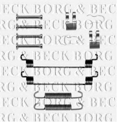 BORG & BECK BBK6221 Комплектуючі, колодки дискового гальма
