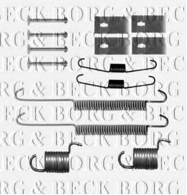 BORG & BECK BBK6230 Комплектуючі, колодки дискового гальма