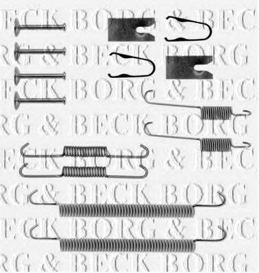 BORG & BECK BBK6252 Комплектуючі, колодки дискового гальма