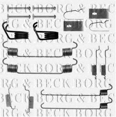 BORG & BECK BBK6263 Комплектуючі, колодки дискового гальма
