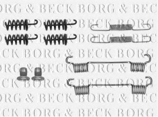 BORG & BECK BBK6284 Комплектуючі, колодки дискового гальма