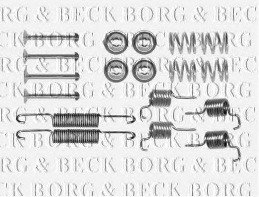 BORG & BECK BBK6306 Комплектуючі, колодки дискового гальма