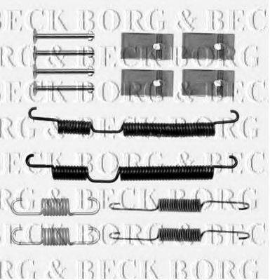 BORG & BECK BBK6310 Комплектуючі, колодки дискового гальма