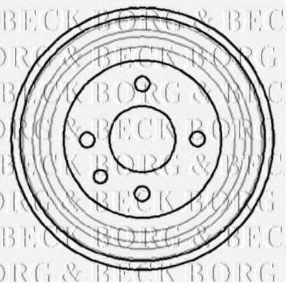 BORG & BECK BBR7040 Гальмівний барабан