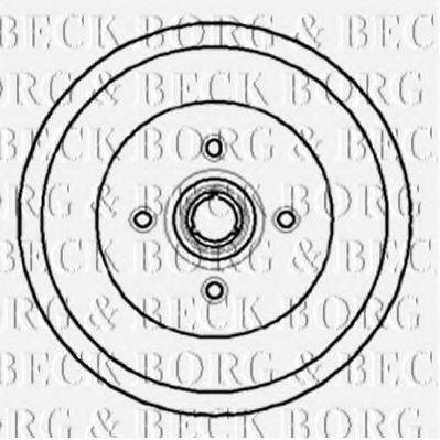 BORG & BECK BBR7066 Гальмівний барабан