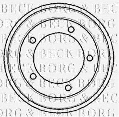BORG & BECK BBR7083 Гальмівний барабан