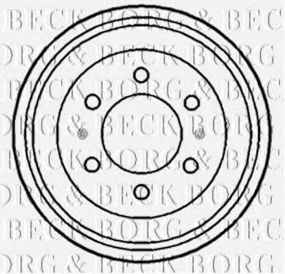BORG & BECK BBR7102 Гальмівний барабан