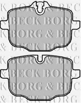 BORG & BECK BBP2226 Комплект гальмівних колодок, дискове гальмо
