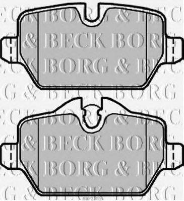BORG & BECK BBP2285 Комплект гальмівних колодок, дискове гальмо