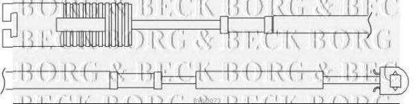 BORG & BECK BWL3073 Сигналізатор, знос гальмівних колодок
