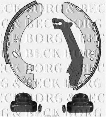 BORG & BECK BBS1059K Комплект гальмівних колодок