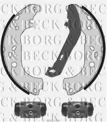 BORG & BECK BBS1105K Комплект гальмівних колодок