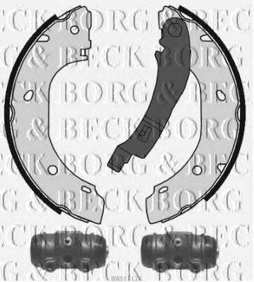 BORG & BECK BBS1112K Комплект гальмівних колодок