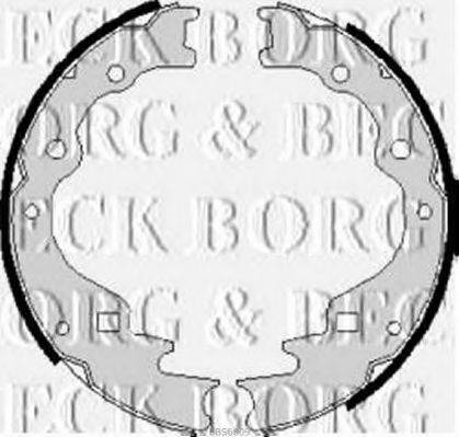 BORG & BECK BBS6009 Комплект гальмівних колодок