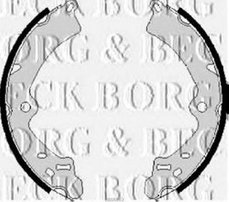 BORG & BECK BBS6062 Комплект гальмівних колодок