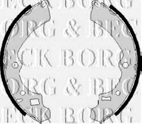 BORG & BECK BBS6069 Комплект гальмівних колодок
