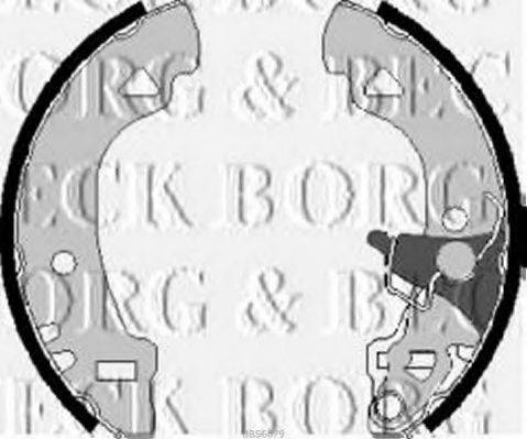 BORG & BECK BBS6079 Комплект гальмівних колодок