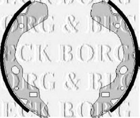 BORG & BECK BBS6130 Комплект гальмівних колодок