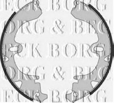 BORG & BECK BBS6146 Комплект гальмівних колодок