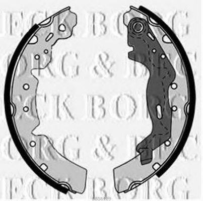 BORG & BECK BBS6189 Комплект гальмівних колодок