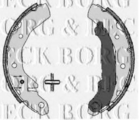 BORG & BECK BBS6270 Комплект гальмівних колодок