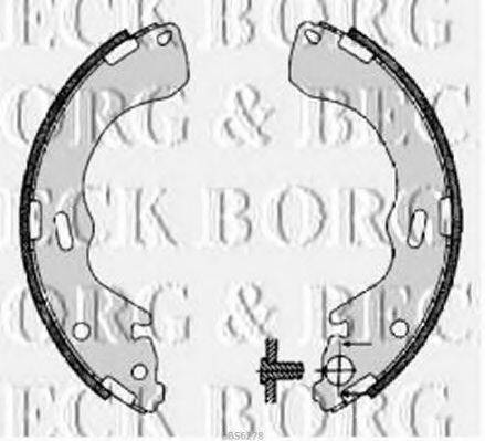 BORG & BECK BBS6278 Комплект гальмівних колодок