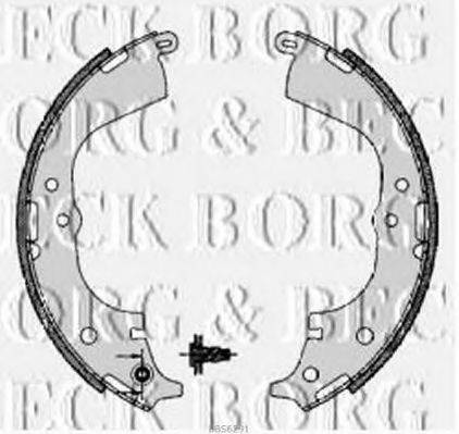 BORG & BECK BBS6291 Комплект гальмівних колодок