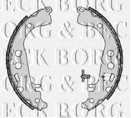BORG & BECK BBS6294 Комплект гальмівних колодок
