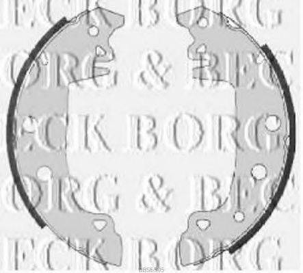 BORG & BECK BBS6305 Комплект гальмівних колодок
