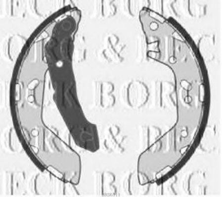 BORG & BECK BBS6311 Комплект гальмівних колодок