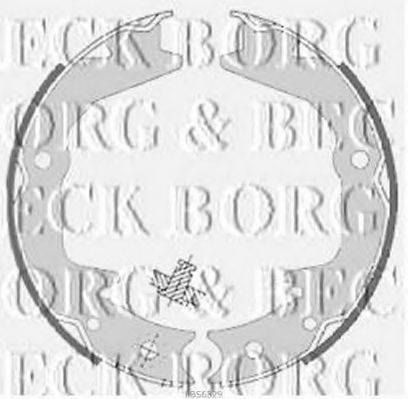 BORG & BECK BBS6329 Комплект гальмівних колодок