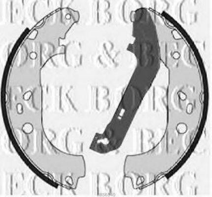 BORG & BECK BBS6340 Комплект гальмівних колодок