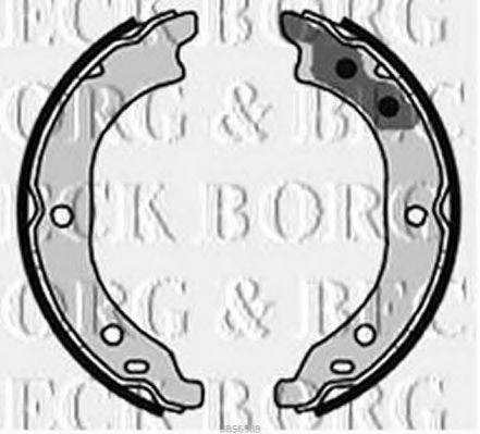 BORG & BECK BBS6388 Комплект гальмівних колодок