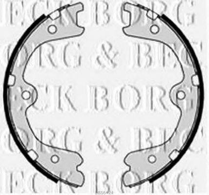 BORG & BECK BBS6424 Комплект гальмівних колодок